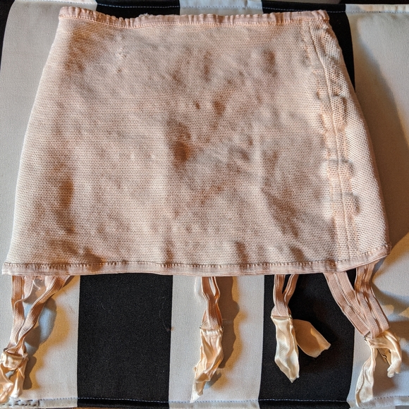 Vintage open bottom French girdle skirt SUPER SALE - Picture 3 of 5